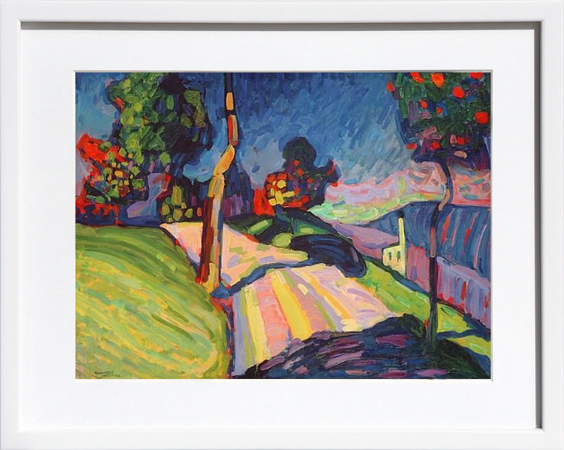【ライセンスプリント】ワシリー カンディンスキー ポスター モダン アート 絵画 絵 複製画 版画 作品 リトグラフ シルクスクリーン アートパネル アートポスター インテリア フレーム付き 抽象画 壁掛け 北欧 おしゃれワシリー・カンディンスキー Autumn Landscape