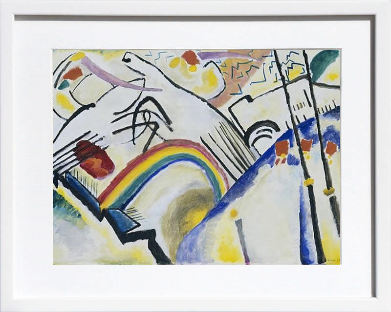 【ライセンスプリント】ワシリー カンディンスキー ポスター モダン アート 絵画 絵 複製画 版画 作品 リトグラフ シルクスクリーン アートパネル アートポスター インテリア フレーム付き 抽象画 壁掛け 北欧 おしゃれワシリー・カンディンスキー Cossacks