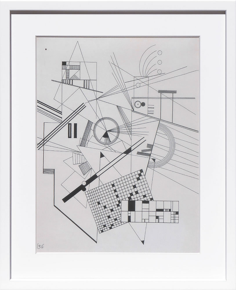 【ライセンスプリント】ワシリー カンディンスキー ポスター モダン アート 絵画 絵 複製画 版画 作品 リトグラフ シルクスクリーン アートパネル アートポスター インテリア フレーム付き 抽象画 壁掛け 北欧 おしゃれワシリー・カンディンスキー Untitled,1925