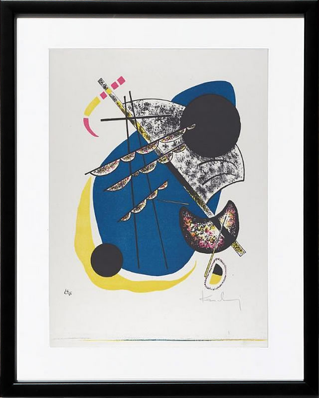 Rakuten - ワシリー カンディンスキー 絵画 絵 ポスター アートパネル アートポスター モダン アート 複製画 版画 リトグラフ シルクスクリーン 絵画インテリア フレーム付き 北欧 おしゃれワシリー・カンディンスキー Kleine Welten II (Small Worlds Ii), 1922