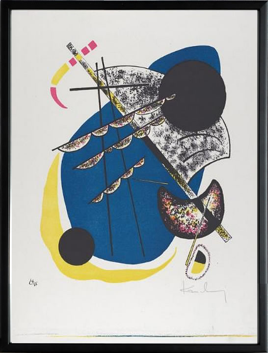 【ライセンスプリント】ワシリー カンディンスキー ポスター モダン アート 絵画 絵 複製画 版画 作品 リトグラフ シルクスクリーン アートパネル アートポスター インテリア フレーム付き 抽象画 壁掛け 北欧 おしゃれワシリー・カンディンスキー Kleine Welten II