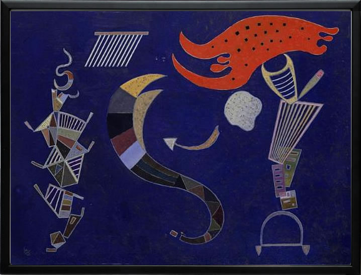 【ライセンスプリント】ワシリー カンディンスキー ポスター モダン アート 絵画 絵 複製画 版画 作品 リトグラフ シルクスクリーン アートパネル アートポスター インテリア フレーム付き 抽象画 壁掛け 北欧 おしゃれワシリー・カンディンスキー The Arrow,1943