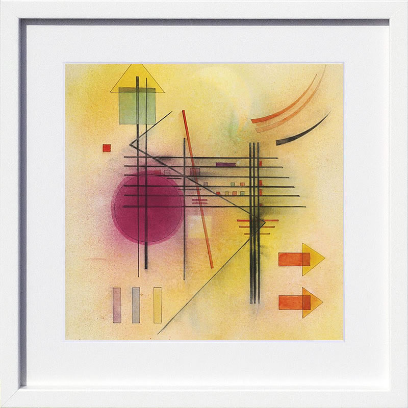 【ライセンスプリント】ワシリー カンディンスキー ポスター モダン アート 絵画 絵 複製画 版画 作品 リトグラフ シルクスクリーン アートパネル アートポスター インテリア フレーム付き 抽象画 壁掛け 北欧 おしゃれワシリー・カンディンスキー Vibrant 1928