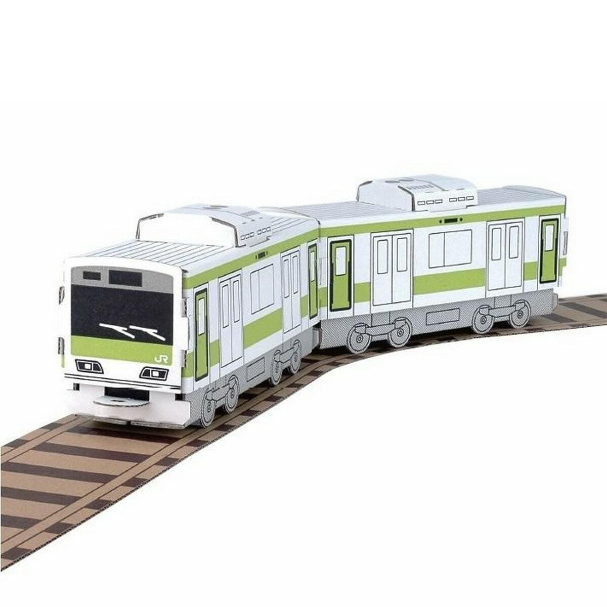 【お買い物マラソン限定ポイント2倍】 hacomo ハコモ ハッピーレール 山手線 E231系 電車 ペーパークラフト クラフト 段ボール工作キット 段ボール 工作 ダンボール工作 ダンボール 工作キット 工作 キット こうさく 模型 夏工作 自由研究
