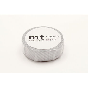 【ネコポス配送可】 カモ井加工紙 mt 1P ストライプ・シルバーMT01D146 15mm×10m カモ井 mt mt マスキングテープ マステ マスキング 紙テープ 和紙テープ 貼って剥がせる はってはがせる 貼ってはがせる はがせるテープ 剥がせる はがせる 和