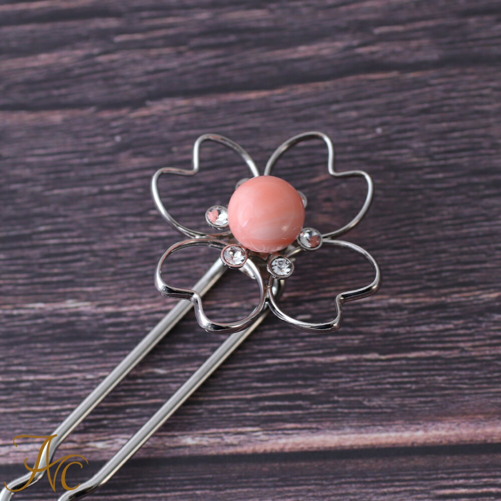 ≪1年保証付き≫ ピンク瑚8.5ミリ玉付き かんざし 二本 3月 誕生石 珊瑚 和装 結婚式 フォーマル 着物 還暦祝 赤 結婚 35周年 プレゼント 本珊瑚 ...