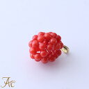 ≪1年保証付き≫ 地中海産赤珊瑚あ・み・あ・みK18ペンダントトップ 3月 誕生石 珊瑚 アクセサリー ジュエリー 還暦祝 赤 結婚 35周年 プレゼント 本珊瑚 サンゴ さんご