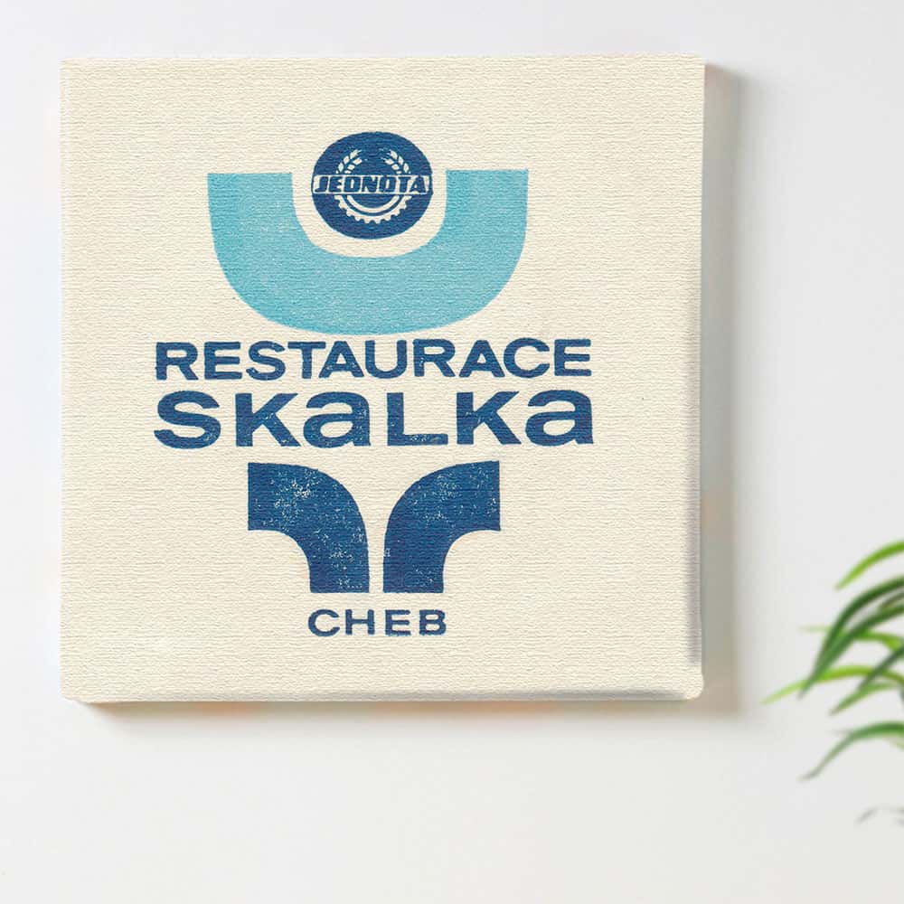 タイポグラフィ ポップ ブルーのインテリア用アートパネル ファブリック パネル ポスター ボード 壁掛け アート 絵 おしゃれ インテリア 玄関 30cm×30cm Mサイズ 【返金保証】