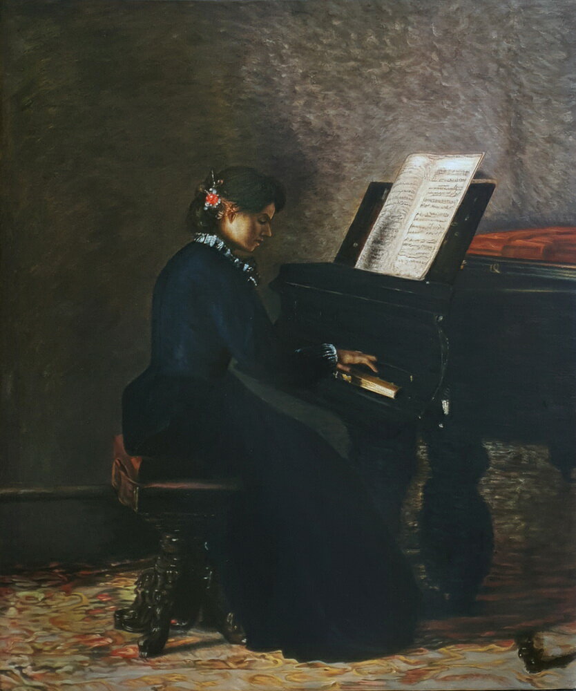 熟練した画家が、この名画の精巧な模写油絵をお作りします。 絵画サイズF20号（73x61cm）、油彩額付。制作日数1〜2ヶ月。 この作品はF20号に収まるように補正して制作します。 異なったサイズをご希望の場合は、ご注文前にお問い合わせ下さ...