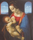 油絵 ダビンチの名作「リッタの聖母」　MA59