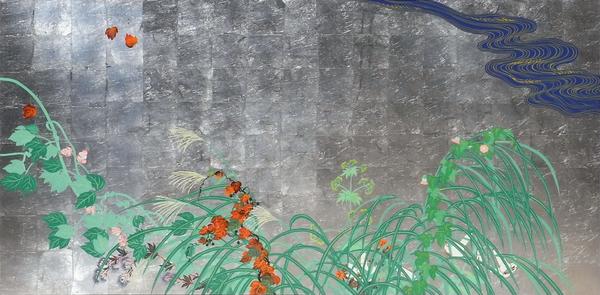 Rakuten - 漆絵　酒井抱一の名作_夏秋草図　NH136