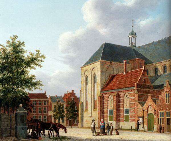 Rakuten - 油絵 Oort Hendrik Van_ Sint Jan教会　MA868