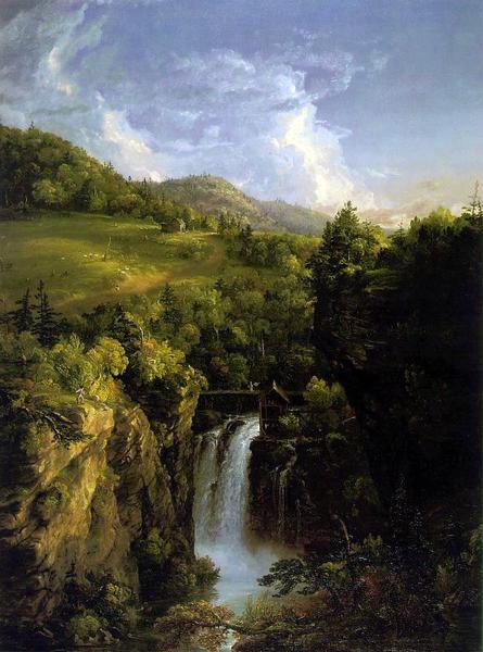 油絵 Thomas Cole_ ジェネシーの風景　ma1006
