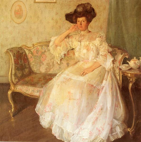 Rakuten - 油絵 Miller Richard E_ジェームス夫人　ma1127
