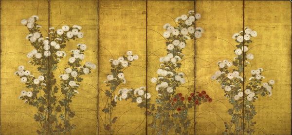 Rakuten - 漆絵　菊図　nh251