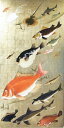 漆絵 伊藤若冲の名作_群魚図 鯛 NH285