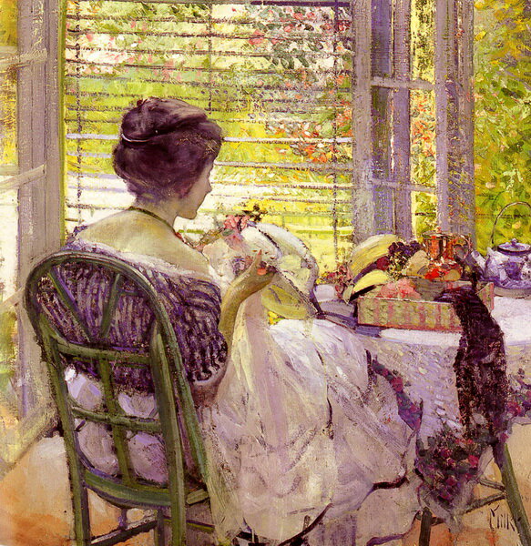 Rakuten - 油絵 Richard Edward Millerの名作_ミリナー夫人　ma563