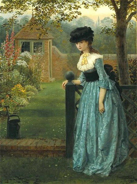 Rakuten - 油絵 George Dunlop Leslie_ クラリッサ　MA1529