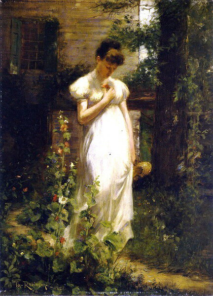 Rakuten - 油絵 Theodore Robinson_ 想い出の花 ma1645