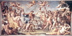 油絵 Annibale Carracci_ バッカスとアリアドネの勝利　ma1689