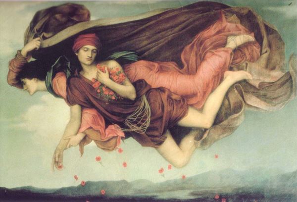 乐天商城 - 油絵 Evelyn de Morgan_ 夜と眠り　MA1698