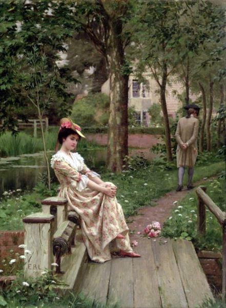Rakuten - 油絵 Edmund Blair Leighton_ さようなら　MA1721