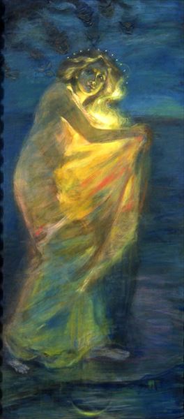 Rakuten - 油絵 Alice Pike Barney_ 太陽をまとう女　ma1748