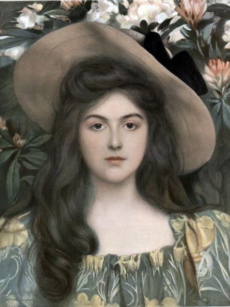 Rakuten - 油絵 Albert Lynch - 愛する女　MA1774
