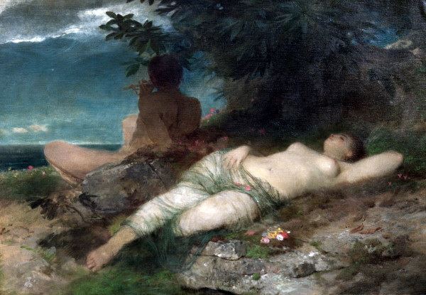Rakuten - 油絵 Arnold B&ouml;cklin_ 春　MA1830