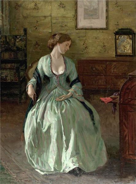 Rakuten - 油絵 Carl Theodor von Blaas_眠る婦人　MA1867
