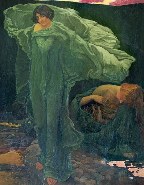 乐天商城 - 油絵 Ernest Bieler_ 誕生（部分）　MA1977