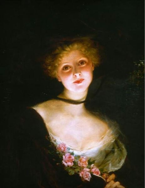 Rakuten - 油絵 Francois Martin-Kavel_ 優雅な夜 ma2012