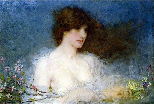Rakuten - 油絵 George Henry Boughton_ 春の牧歌　MA2067