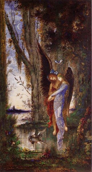 Rakuten - 油絵 Gustave Moreau_ 夕刻の悲嘆　MA2099