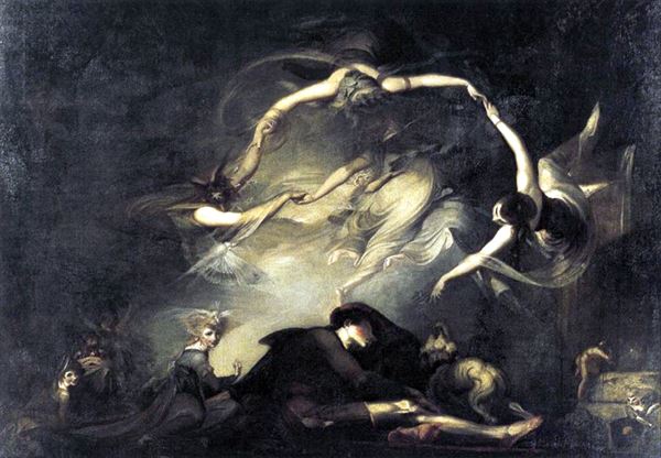 Rakuten - 油絵 Henry Fuseli_ 飼いの夢　MA2130