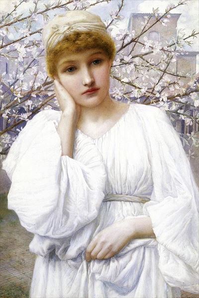 Rakuten - 油絵 Henry Ryland_ 春　MA2139