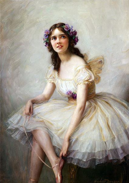 Rakuten - 油絵 Herbert James Draper_ バレリーナ　ma2150