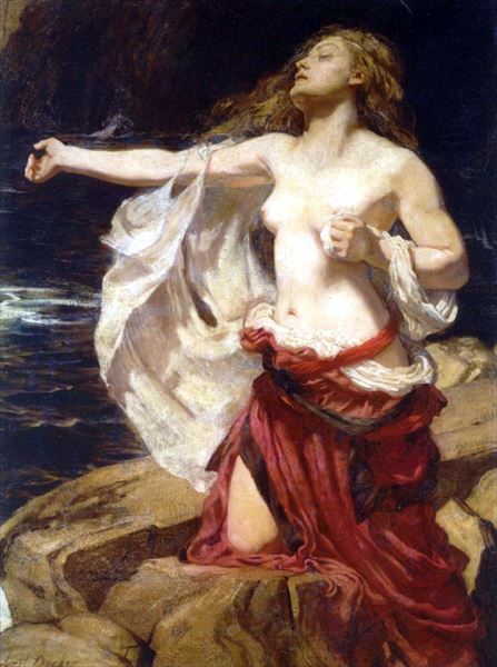 Rakuten - 油絵 Herbert James Draper_ アリアドネ　MA2152