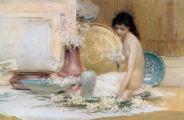 Rakuten - 油絵 Herbert James Draper_ スタジオで　ma2155