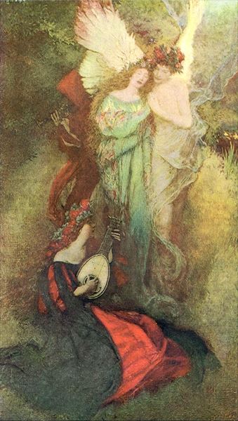 Rakuten - 油絵 Howard Pyle_ 霊魂の旅　MA2165