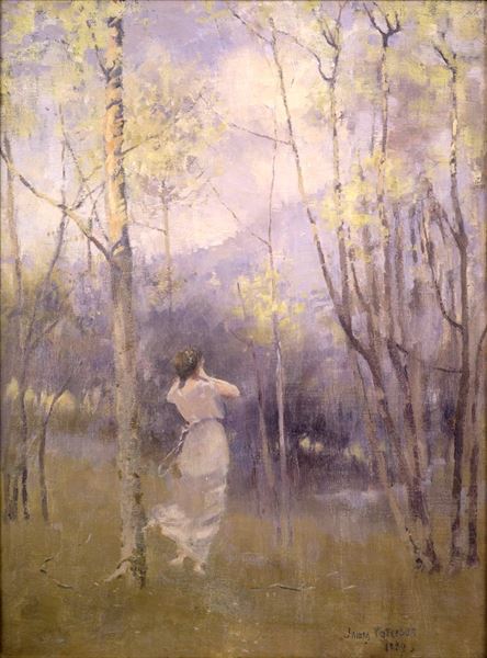 Rakuten - 油絵 James Paterson_ Spring in Moniaive　MA2174