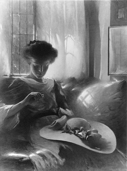 油絵 John White Alexander_ 指輪　MA2212