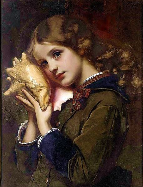 Rakuten - 油絵 Karl Gussow_ 海の音　MA2241