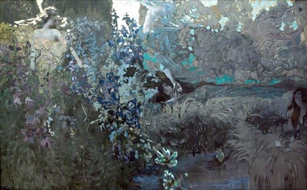 乐天商城 - 油絵 Mikhail Vrubel_朝　MA2292