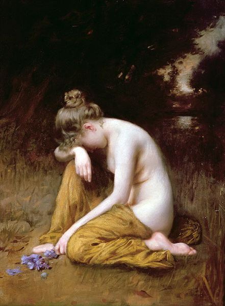 Rakuten - 油絵 Robert Fowler_恋する女　MA2360