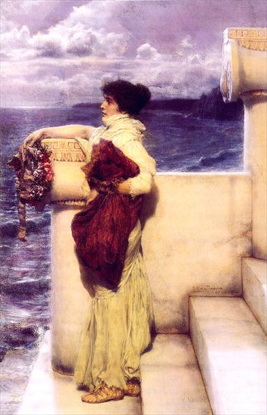 油絵 Sir Lawrence Alma-Tadema_英雄　MA2393