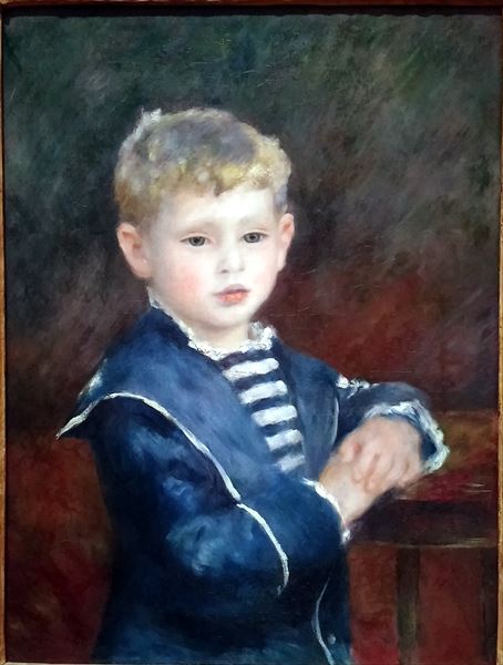 油絵 ルノワール_ ポール・ハビランドの肖像　MA2955