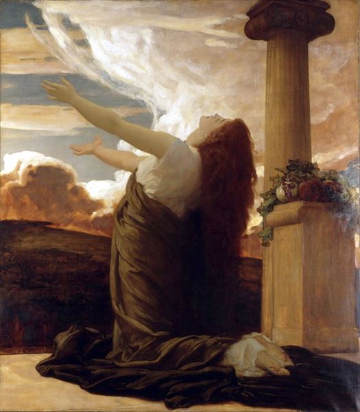乐天商城 - 油絵 Edmund Blair Leighton_Clytie　ma2516