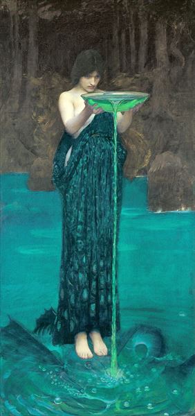 Rakuten - 油絵 John William Waterhouse_Circe Invidiosa　MA2603