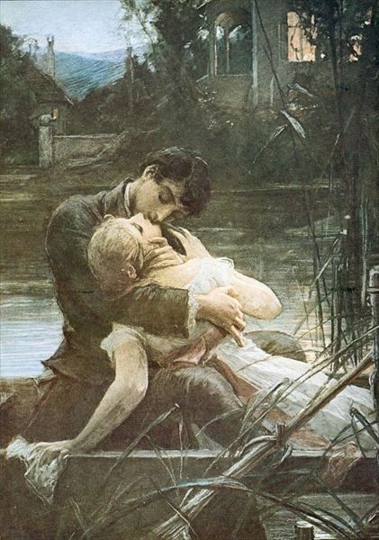 Rakuten - 油絵 Maximilian Pirner_キス　MA2622